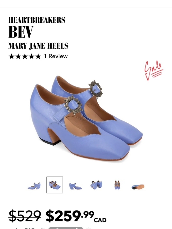 John Fluevog Shoes - John Fluevog Bev Mary Jane Heels in Lavender Blue